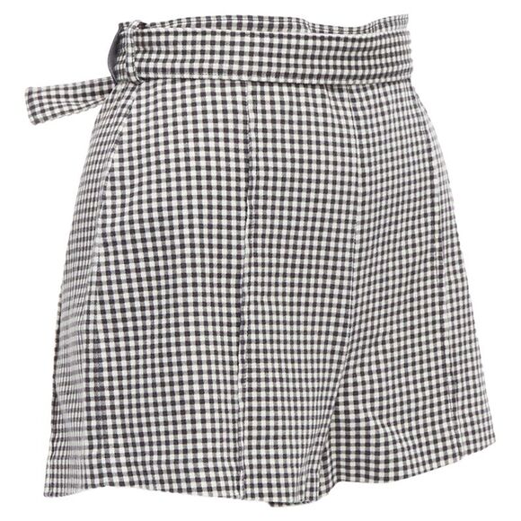 Zimmermann Gingham Print High Waisted Shorts - Picture 3 of 6